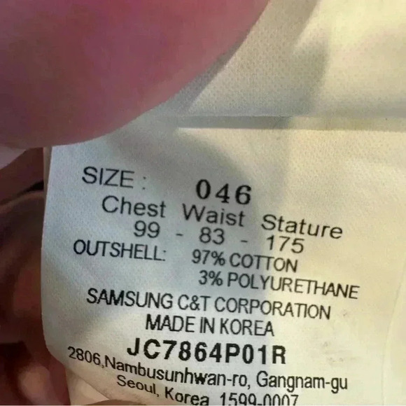 Juun.J Navy Blue Zippered Detail Button Down Shirt - Sz EU 46 US XL - Picture 12 of 12